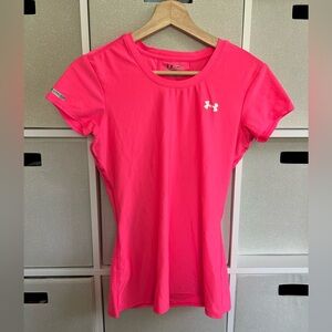 Under Armour Pink Fitted Short Sleeve Tee